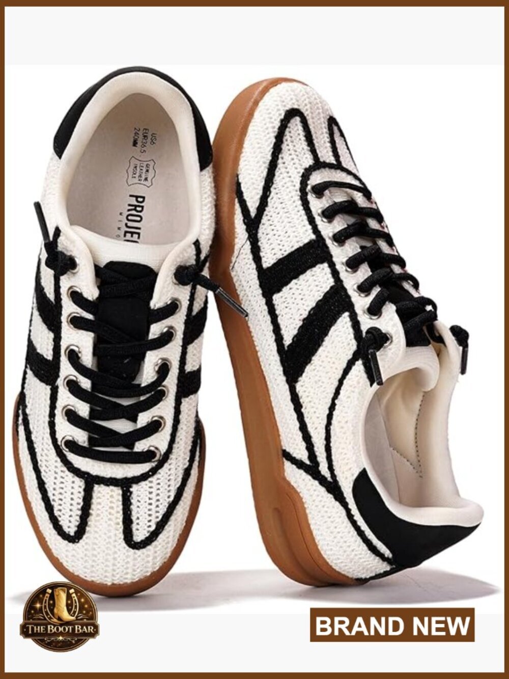 Genuine Leather Fashion Sneakers Memory Foam Non-Slip Lace-Up Womens Shoes